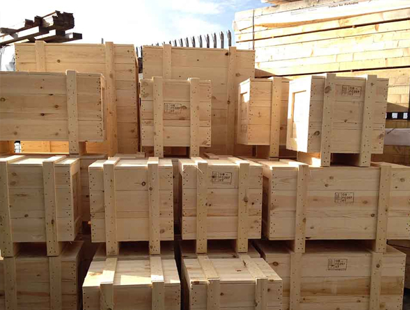 pine wood box packing